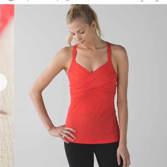 LULULEMON ATHLETICA WRAP IT UP TANK LIKE NEW 10 - Picture 6 of 6